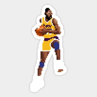 James Worthy Pixel Dribble Sticker